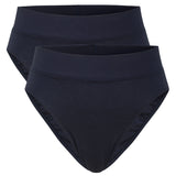 CALIDA Damen Slip, 2er Pack - Elastic, High Waist, Softbund, Single Jersey