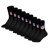 NFL Unisex Socks, 9-Pack – NFL Shield 9Pack Crew Socks, Logo, Cotton Blend