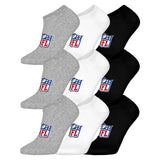 NFL Unisex Sneaker Socks, 9-Pack – NFL Shield 9Pack Sneaker Socks, Logo, Cotton Blend
