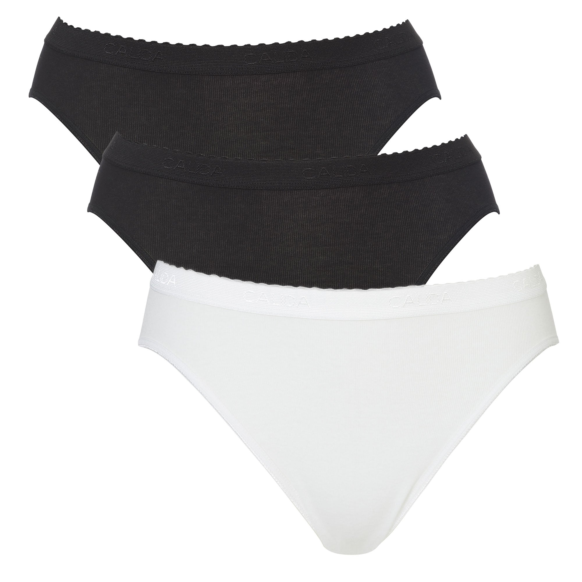 CALIDA Women Briefs Pack of 3 - Iconics, Jazzpant, Lace, Cotton
