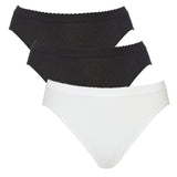 CALIDA Women Briefs Pack of 3 - Iconics, Jazzpant, Lace, Cotton