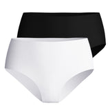 CALIDA Women Midi Briefs pack of 2 - Sleek Skin, Underwear, Plain Colour