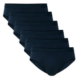 CALIDA Men's Briefs, 6-Pack - Natural Benefit, Elastic Waistband, Single Jersey
