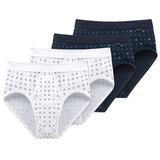 SCHIESSER Herren Slip 4 PACK - Sportslip, Essentials Feinripp, Karo-Print, S-XXL