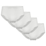 AMMANN Herren Slips, 4er Pack - Doppelripp, Eingriff, Weichbund, Baumwolle