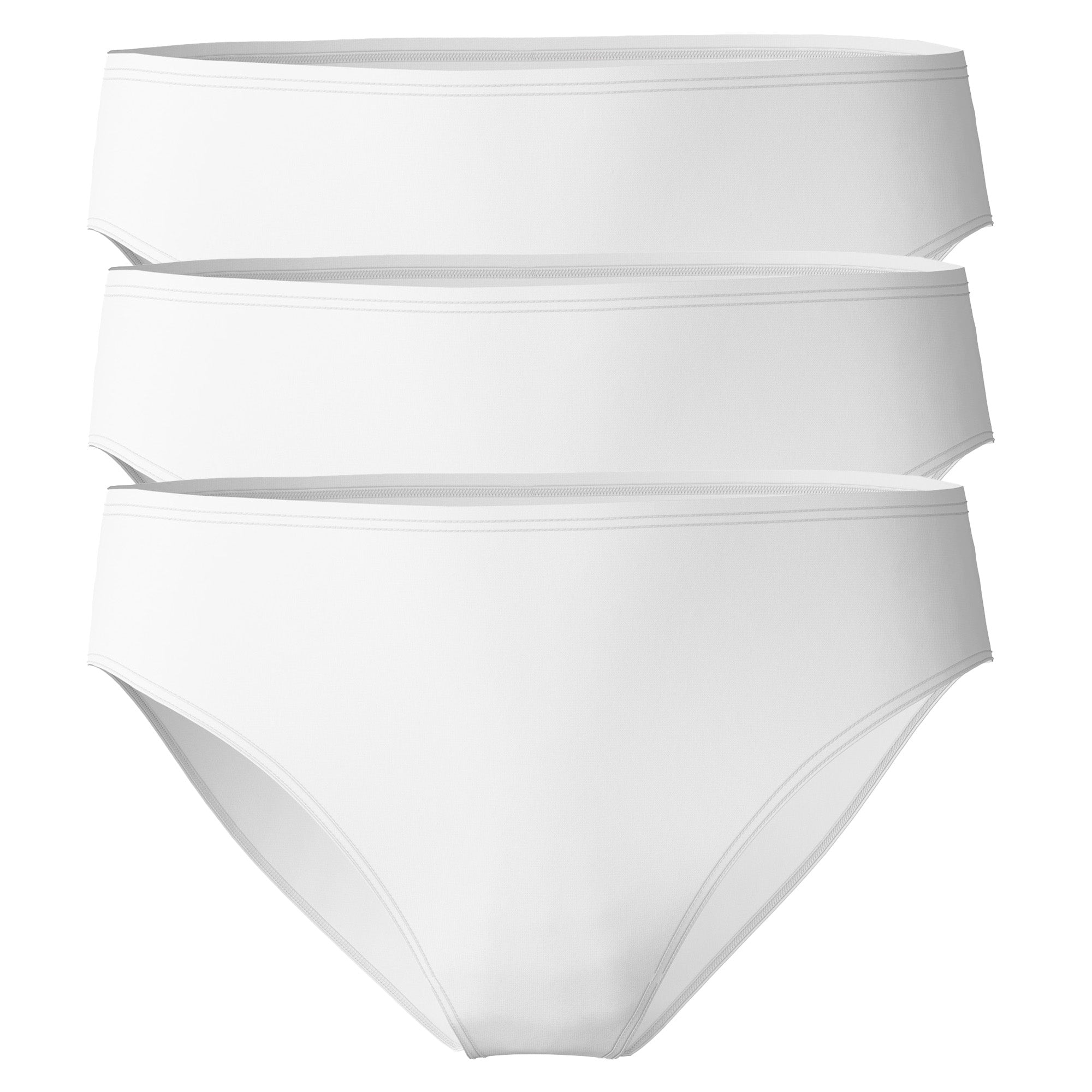 CALIDA Damen Slip 3er Pack - Essential Cotton, Regular Cut, Jersey, einfarbig
