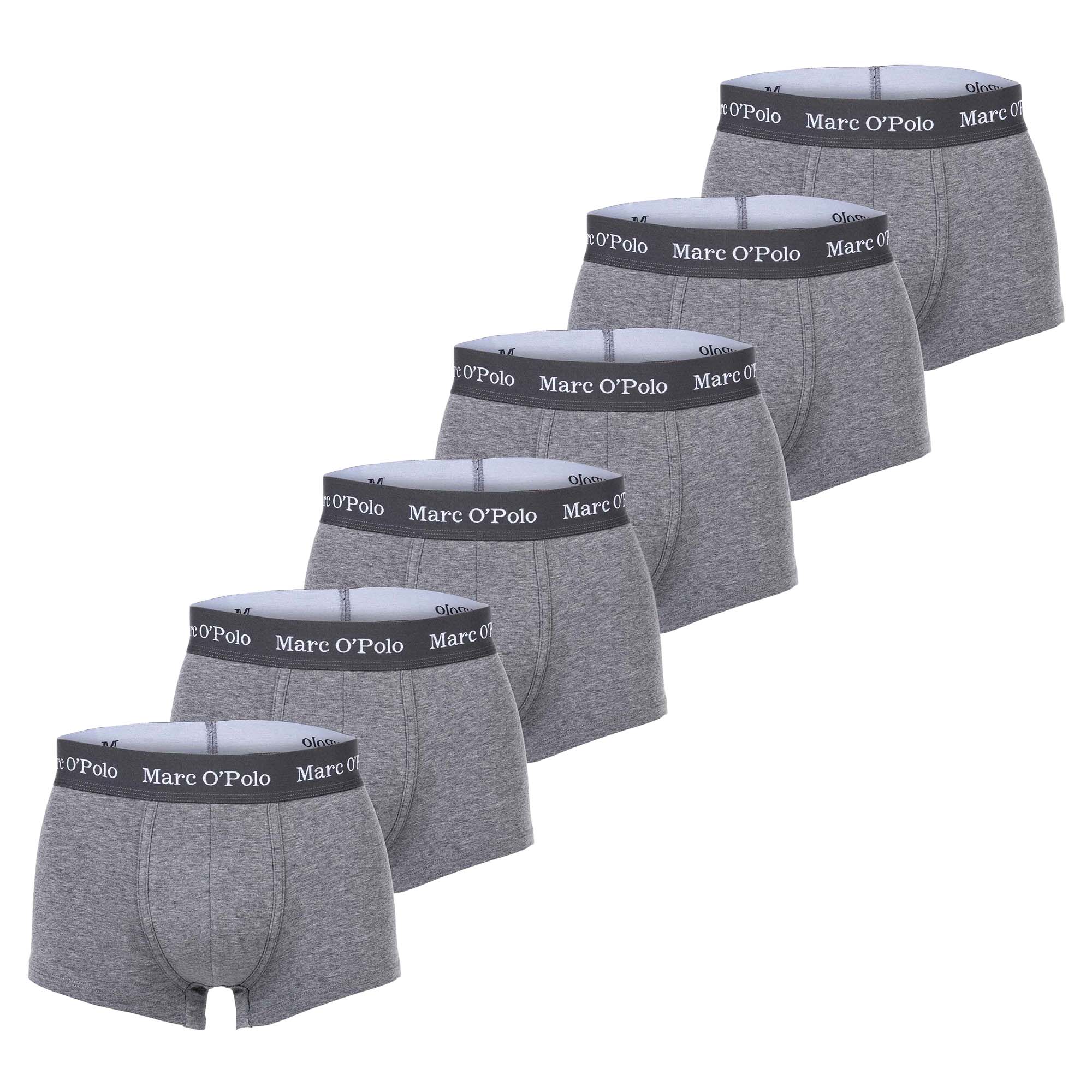 Marc O Polo Herren Boxer Shorts, 6er Pack - Trunks, Organic Cotton, Stretch