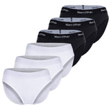 Marc O Polo ladies' briefs, 6-pack - Brief, logo waistband, organic cotton stretch
