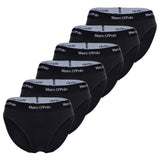 Marc O Polo ladies' briefs, 6-pack - Brief, logo waistband, organic cotton stretch