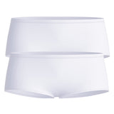CALIDA Women Hipster Briefs Pack of 2 - Sleek Skin, Underwear, Plain Colour