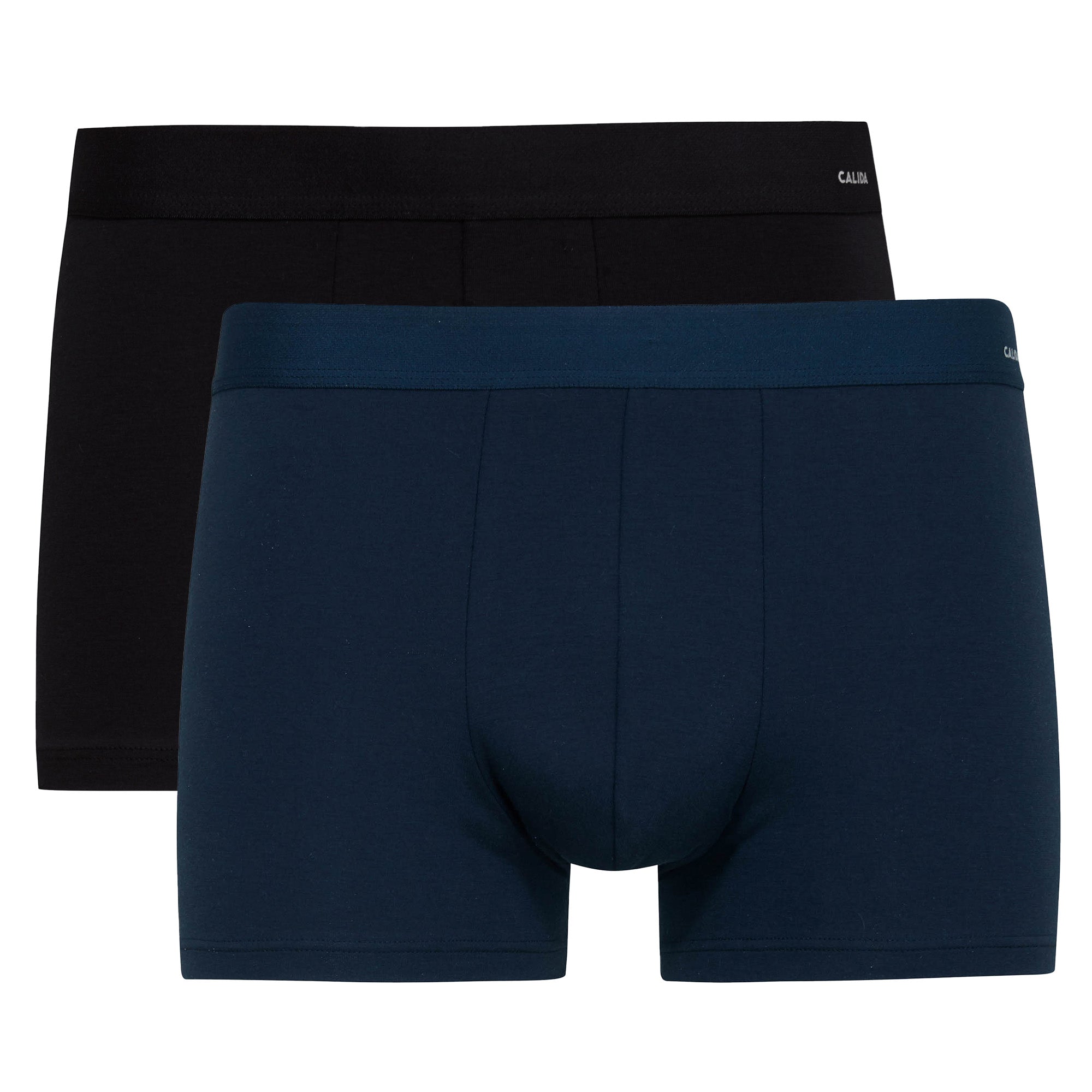 CALIDA Herren Boxershorts, 2er Pack - Cotton Code, Elastikbund, Activity Cotton