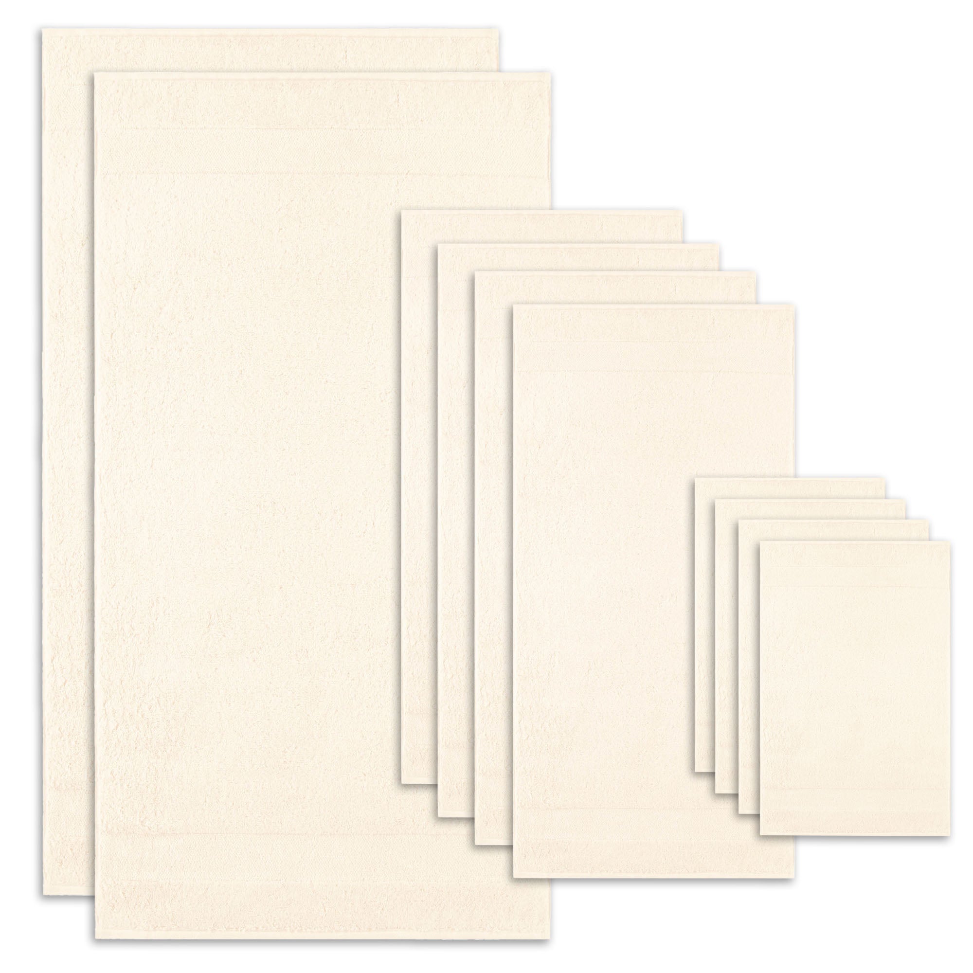 Villeroy & Boch towel set, 10-piece - One, 2x shower towel, 4x hand towel, 4x guest towel