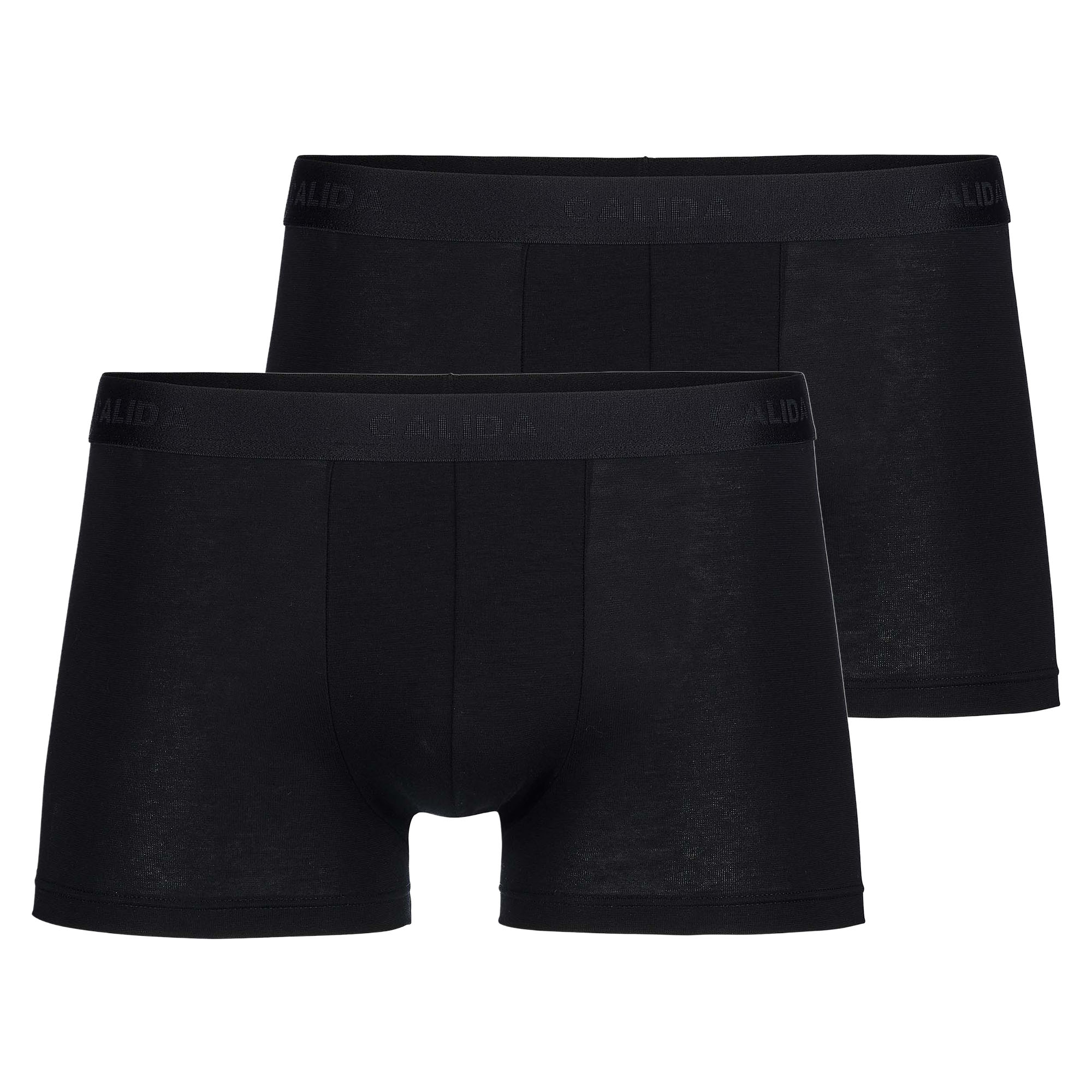 CALIDA Herren Boxershorts 2er Pack - Evolution, Softbund, einfarbig