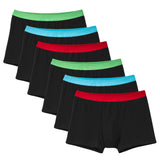 CALIDA Herren Boxershorts, 6er Pack - Natural Benefit, Elastikbund, Single Jersey