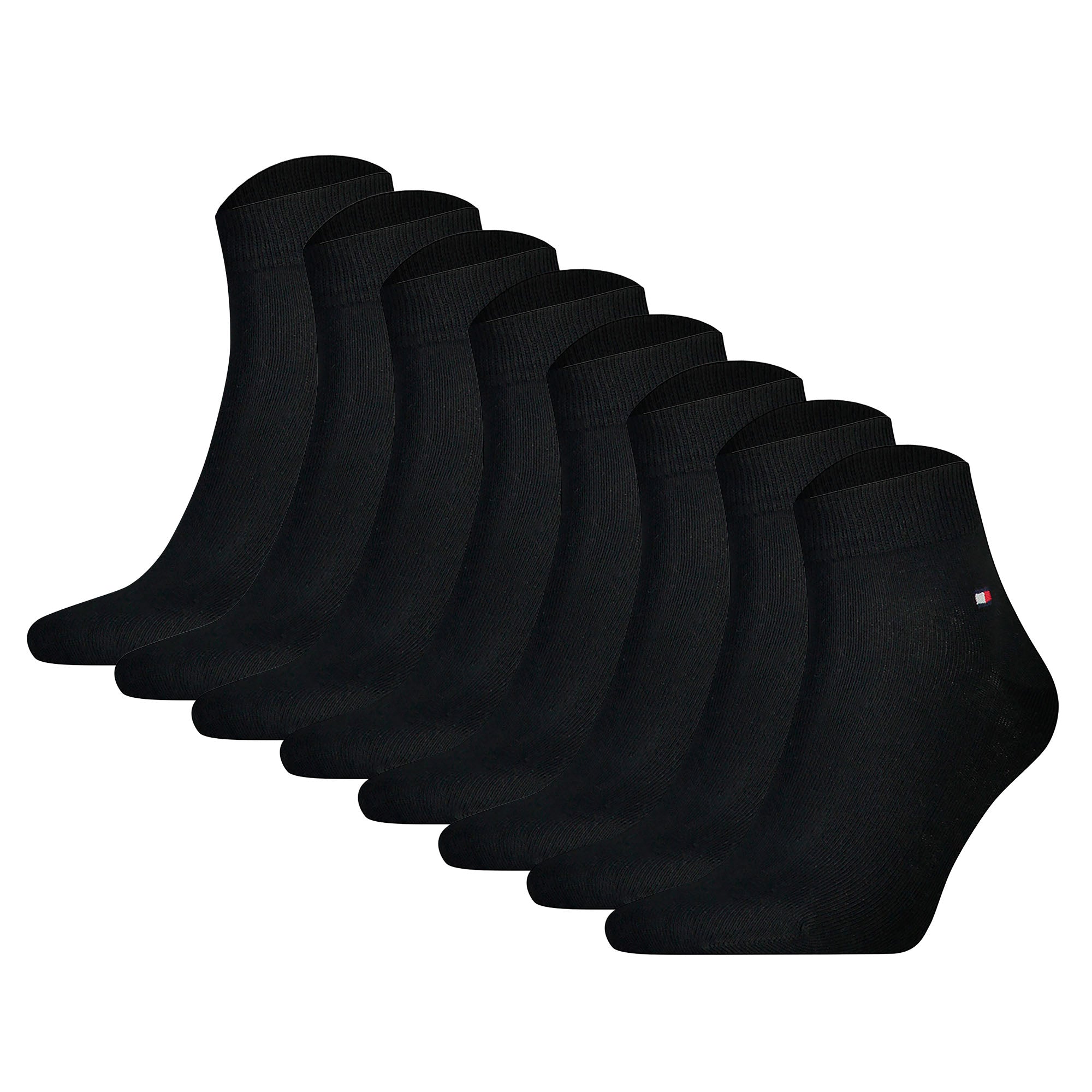 TOMMY HILFIGER Men's Quarter Socks, 8-pack - Sneaker, Plain