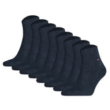 TOMMY HILFIGER Men's Quarter Socks, 8-pack - Sneaker, Plain