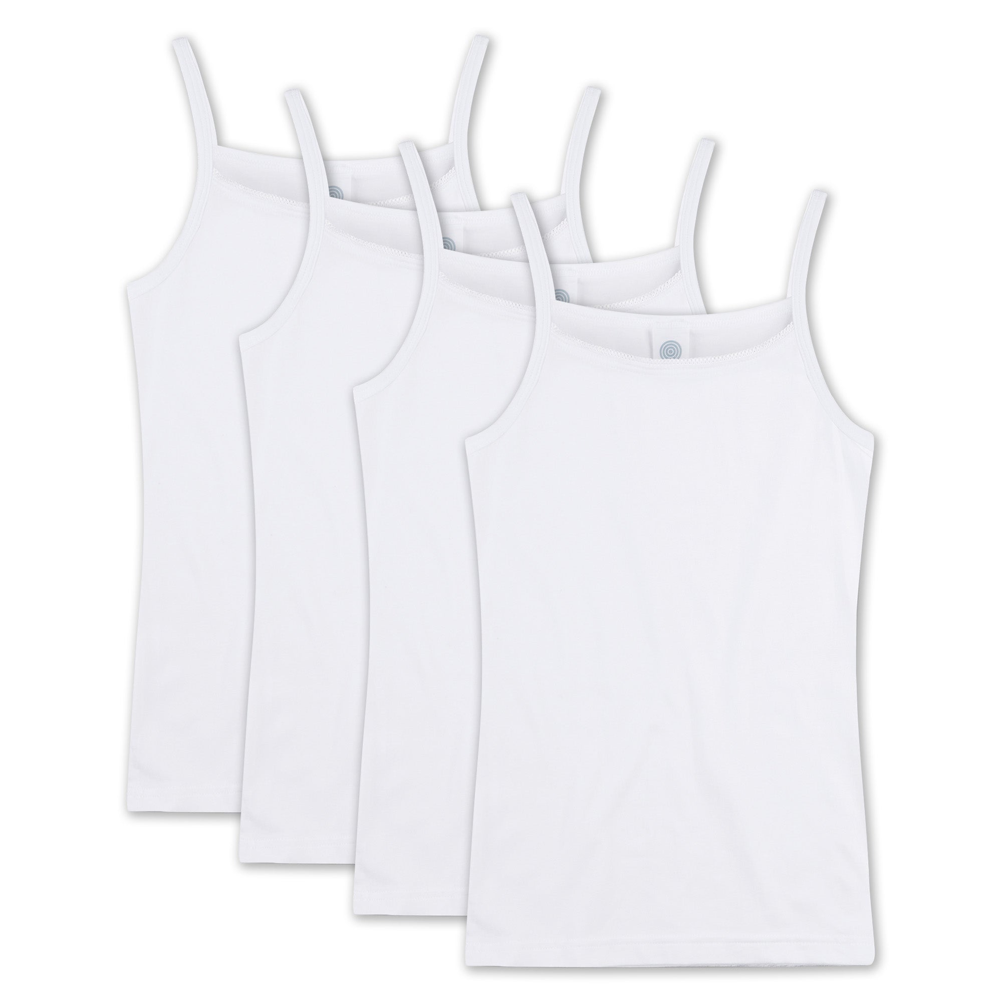 Sanetta Girls Undershirt, Pack of 4 - Shirt without Arms, Top