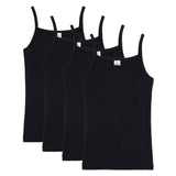 Sanetta Girls Undershirt, Pack of 4 - Shirt without Arms, Top