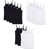 Sanetta Girls Undershirt, Pack of 4 - Shirt without Arms, Top