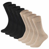 Camano Unisex Socken - Soft Socks, einfarbig, 8er Pack