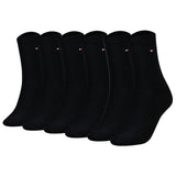 TOMMY HILFIGER Damen Socken, 6er Pack - Classic, Strümpfe, einfarbig