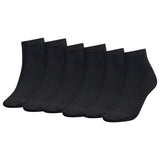 TOMMY HILFIGER Women's Quarter Socks, 6-pack - TH, cotton, 35-42, plain