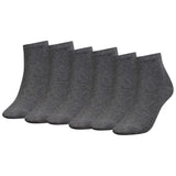 TOMMY HILFIGER Damen Quarter Socken, 6er Pack - TH, Baumwolle, 35-42, einfarbig