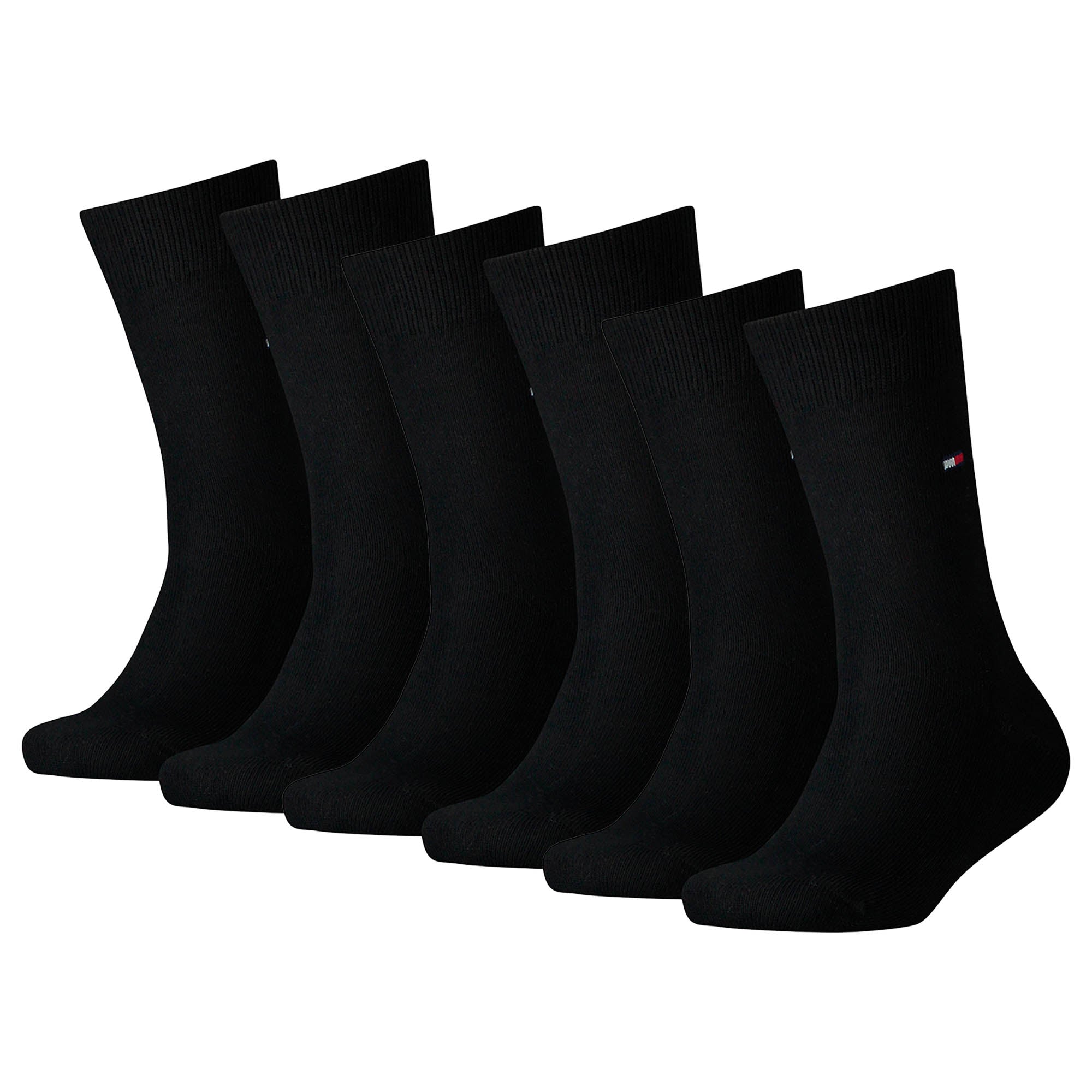 TOMMY HILFIGER children's socks, pack of 6 - Basic, TH, 23-42, one colour