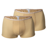 HOM Herren Trunk Plumes 2er Pack - Ultralight Microfiber, Pants, Unterwäsche, Stretch, einfarbig
