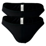 HOM Herren Micro Briefs Plumes 2er Pack - Ultralight Microfiber, Slip, Unterwäsche, Stretch, einfarbig