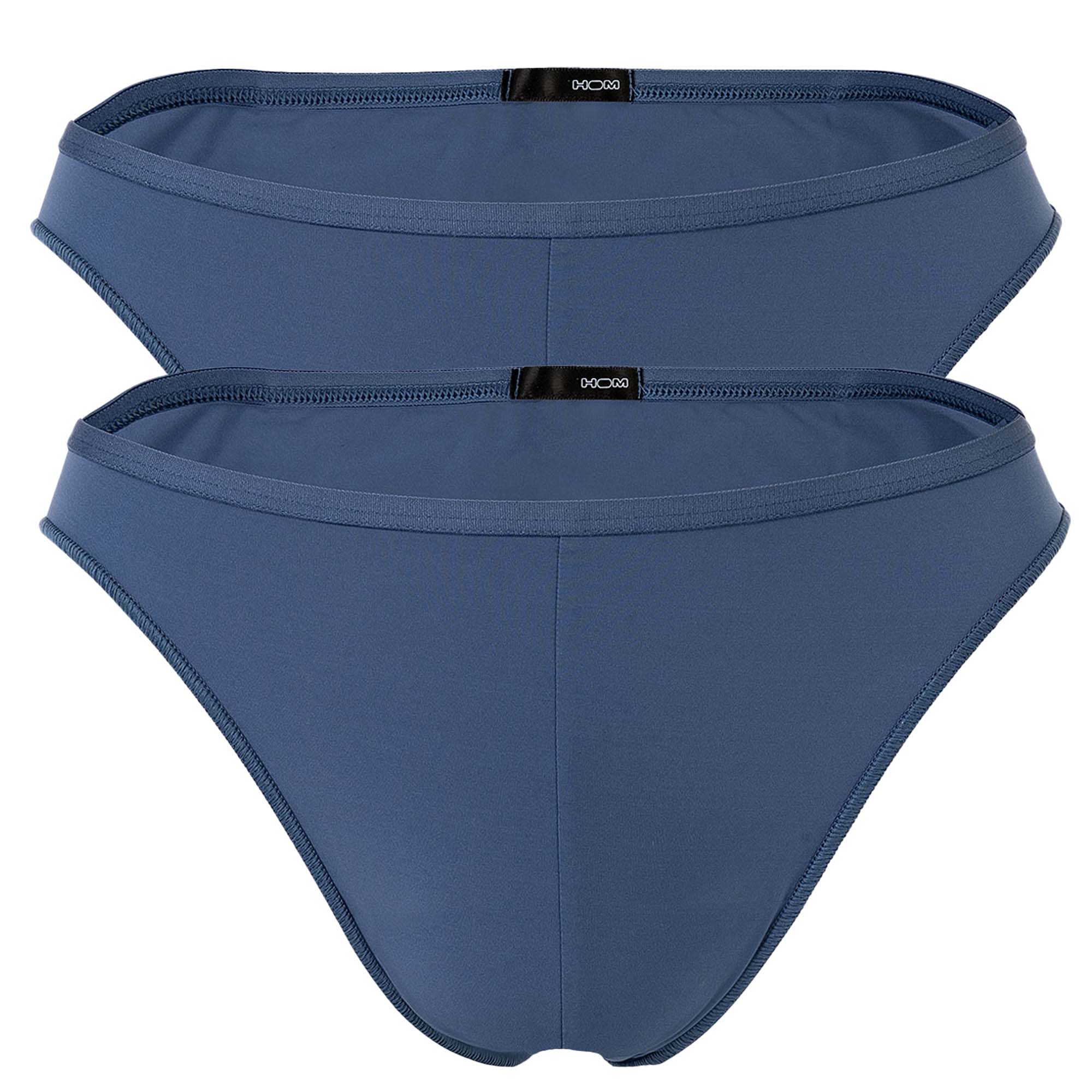 HOM Herren Micro Briefs Plumes 2er Pack - Ultralight Microfiber, Slip, Unterwäsche, Stretch, einfarbig
