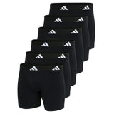 adidas men's boxer shorts, 6-pack - Boxer Briefs, Active Flex Cotton, Logo