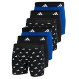 adidas men's boxer shorts, 6-pack - Boxer Briefs, Active Flex Cotton, Logo