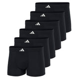adidas men boxer shorts, 6-pack - Active Micro Tech, trunks, logo, single-coloured