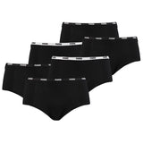 PUMA Ladies Iconic Mini Shorts, Pack of 6 - Soft Cotton Stretch