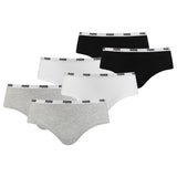 PUMA Ladies Iconic Hipster, Pack of 6 - Soft Cotton Stretch