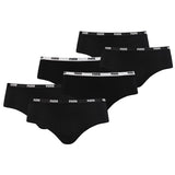 PUMA Ladies Iconic Hipster, Pack of 6 - Soft Cotton Stretch