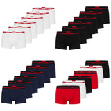 HUGO Herren Boxershorts, 6er Pack - TRUNK TRIPLET PLANET, Logo, Cotton Stretch