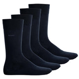 BOSS Men's Socks, 4-pack - 4P RS Uni CC, short socks, Combed Cotton