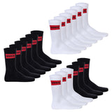 HUGO Herren Socken, 6er Pack - QS Rib Label CC, gerippt, Logo, Baumwollmischung