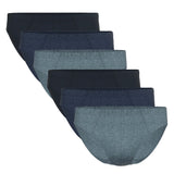 Seidensticker Men Briefs, pack of 6 – briefs, pack of 6, single jersey, cotton blend, plain colour