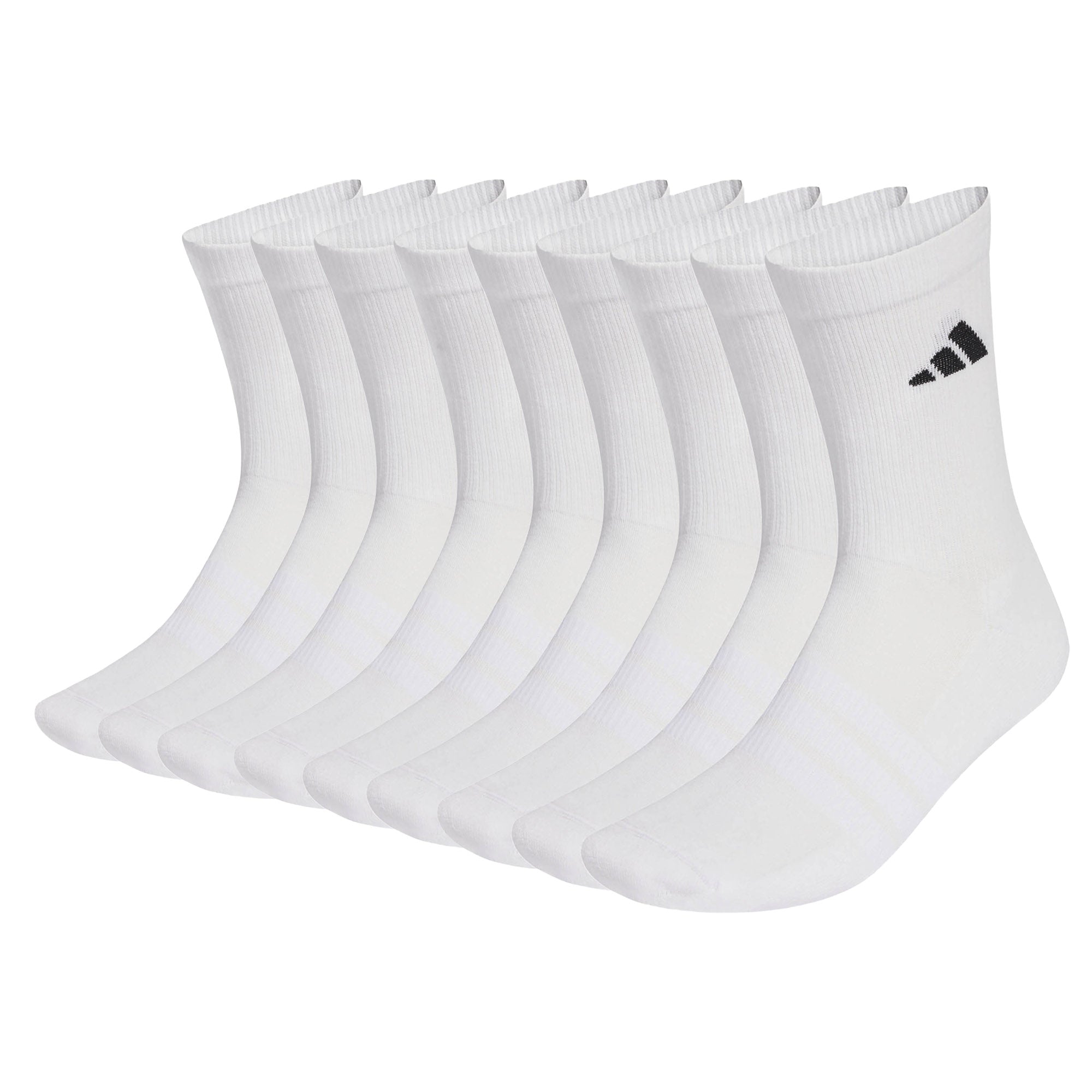 adidas Unisex Socken, 9er Pack - Cushioned Sportswear Crew Socks, Logo, gepolstert, einfarbig