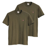 Levi's Herren T-Shirt 2er Pack - "Original Housemark Tee", Rundhals, Baumwolle