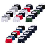 LACOSTE Herren Boxershorts, 6er Pack - Trunks, Cotton Stretch, Logobund