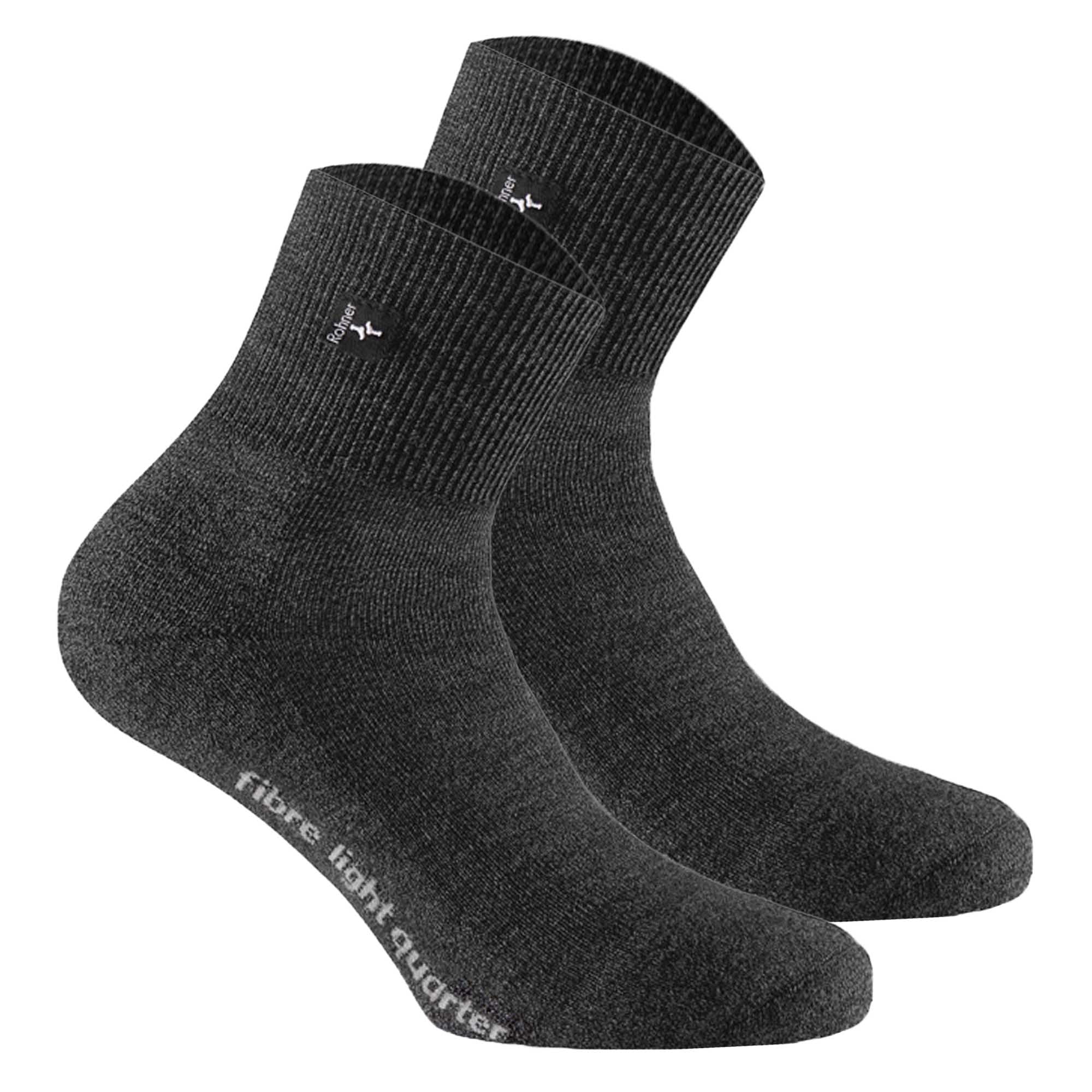 Rohner Advanced Socks Unisex Quarter Trekking Socken 2er Pack - Fibre Light Quarter