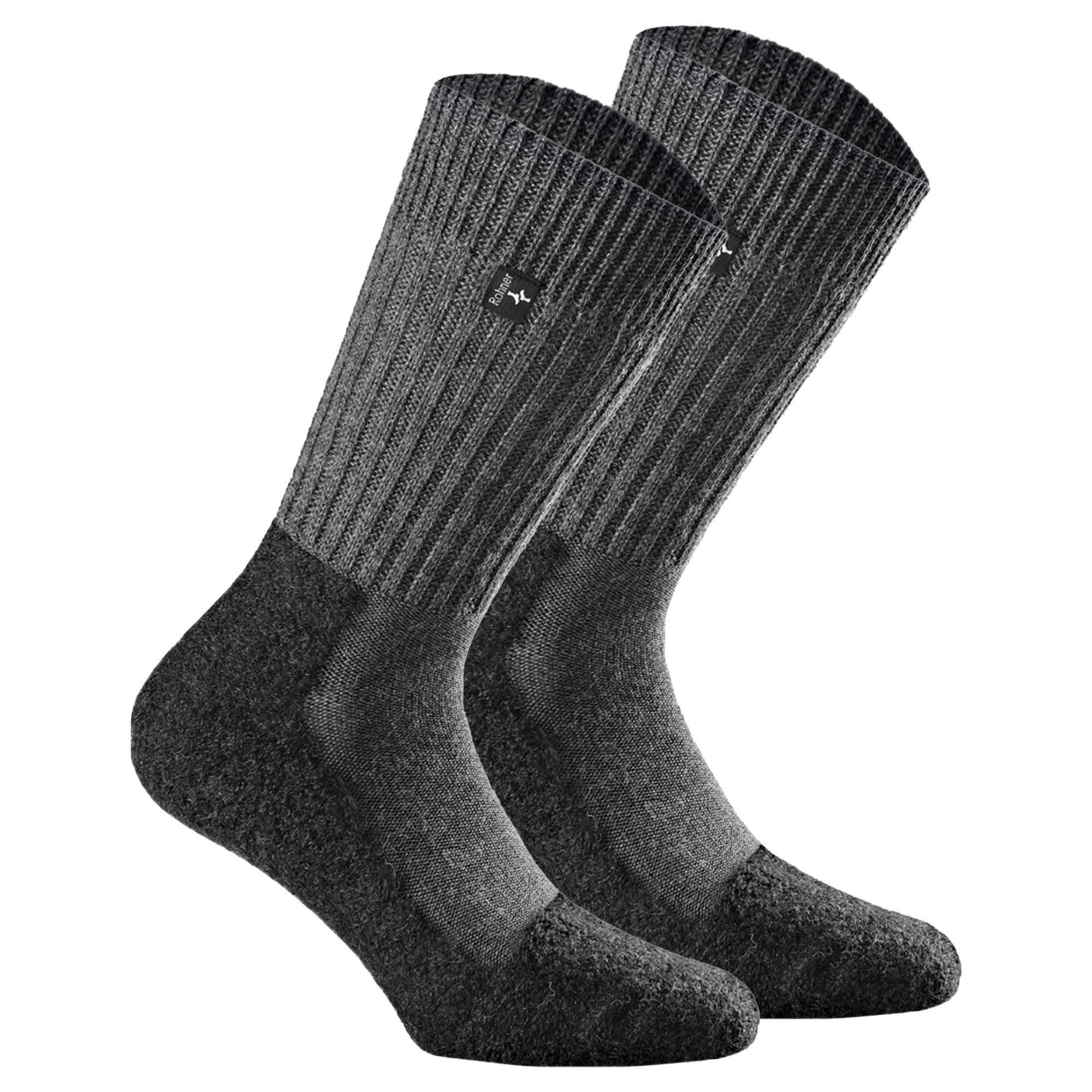 Rohner Advanced Socks Unisex Trekking-Socken, 2er Pack - Original, Schurwoll-Mix
