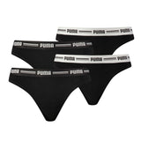 PUMA Ladies String - Iconic, Soft Cotton Modal Stretch, Pack of 4