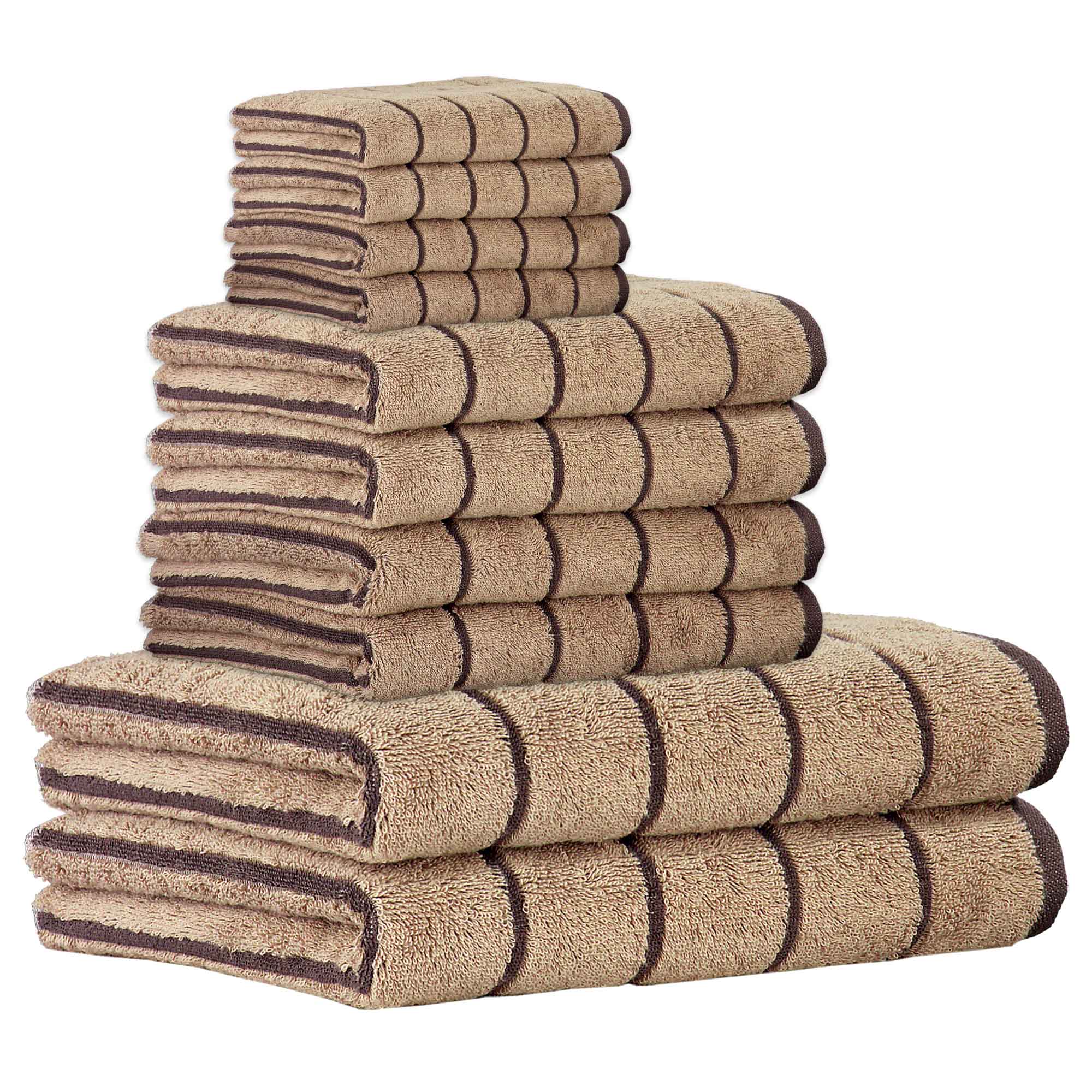 CAWÖ Handtuch Set, 10-tlg. - C Balance, 2x Duschtuch, 4x Handtuch, 4x Gästetuch