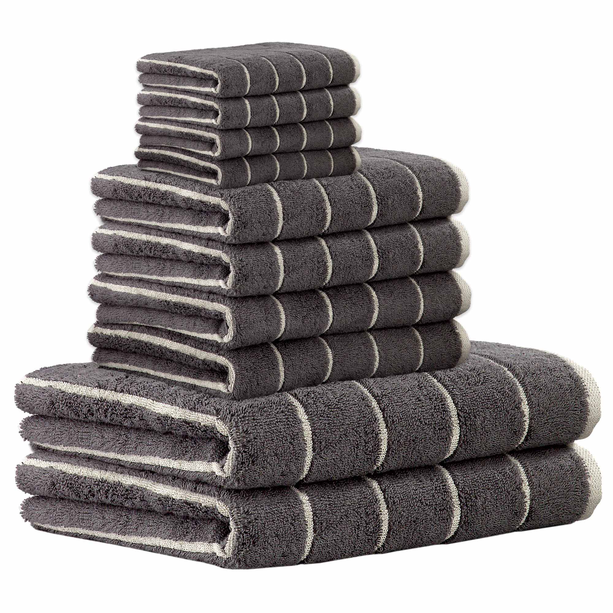 CAWÖ towel set, 10-piece - C Balance, 2x shower towel, 4x hand towel, 4x guest towel