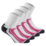 Rohner Basic Unisex Quarter-Socken, 4er Pack - Quarter Sport, Baumwoll-Mix